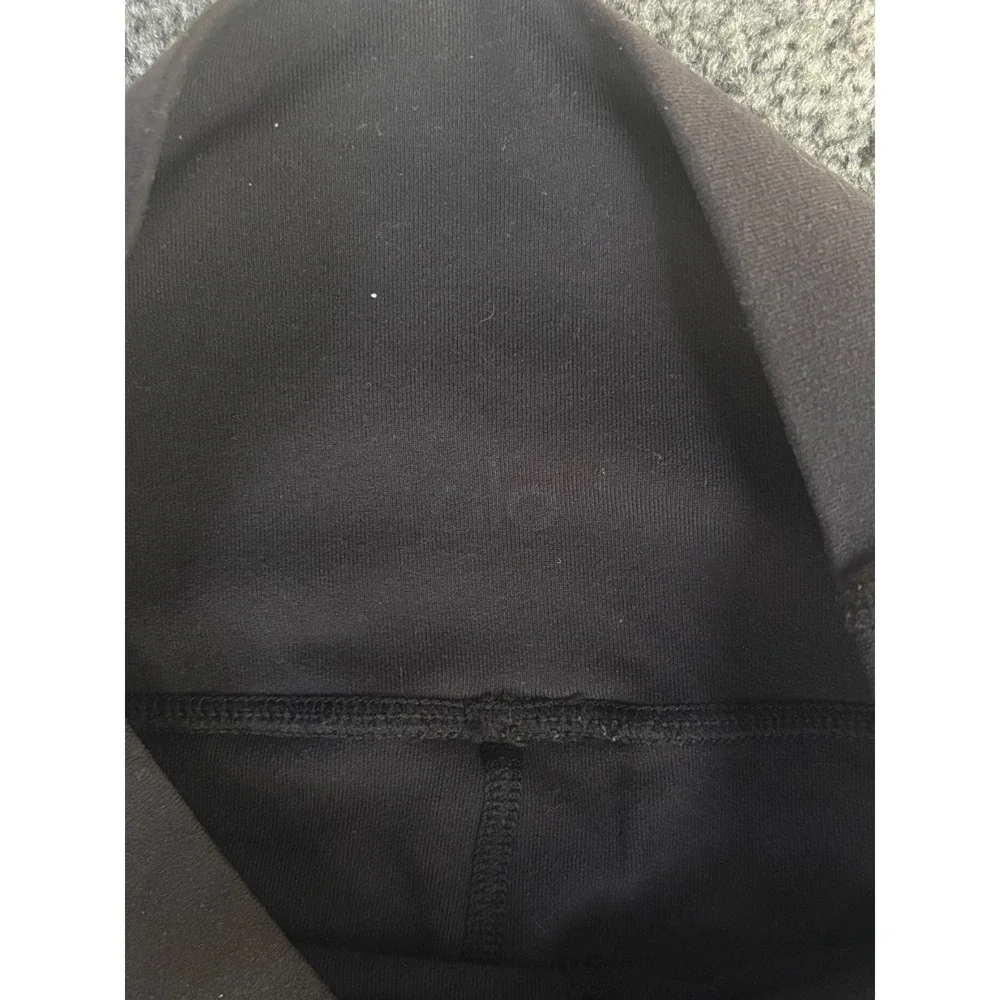 Alo Moto Leggings Women XXS Black High Waist Ribbed Panel Activewear Outdoor